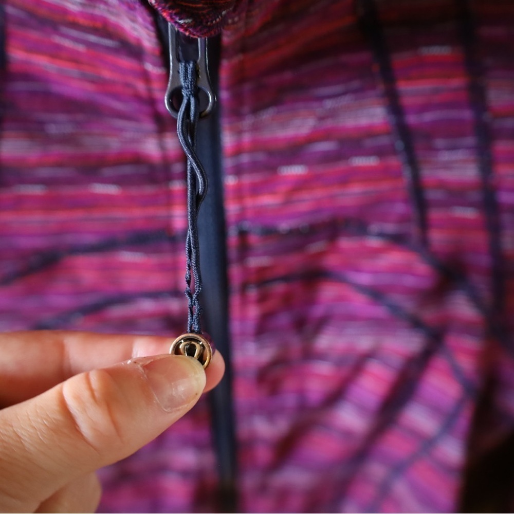 Lululemon Define Jacket in Space Dye Twist Regal Plum Alarming Womens Size 6 - Picture 8 of 11